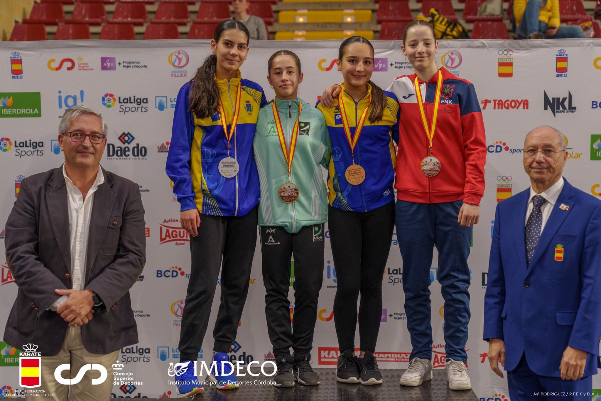 Extraordinarios resultados en el Campeonato de España Cadete, Júnior y Sub21, celebrado en Córdoba